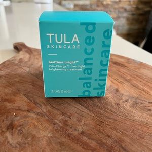 New TULA Skincare Bedtime Bright Treatment - Teal Full Size Fresh product!